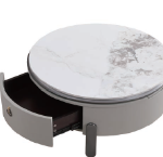 Mesa de Centro Fluxo Dourado